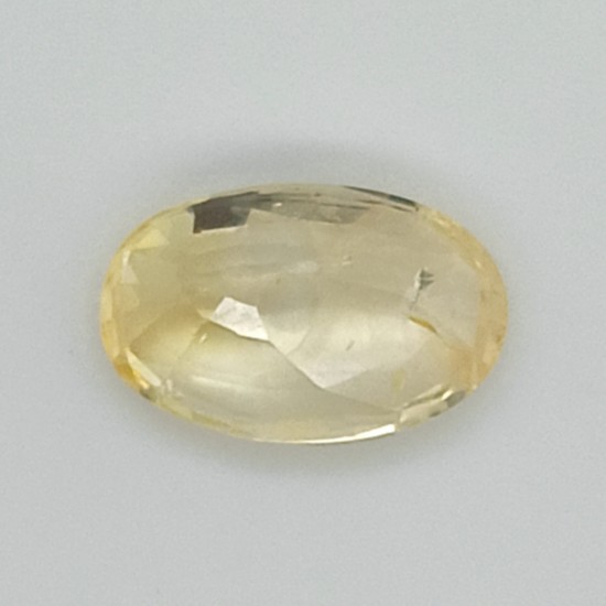 Yellow Sapphire (Pukhraj) 5.92 Ct Good Quality Yellow Sapphire (Pukhraj) 5.92 Ct Good Quality